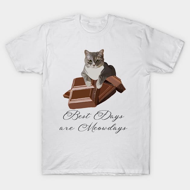 Best Days Are Meowdays T-Shirt by smoochugs